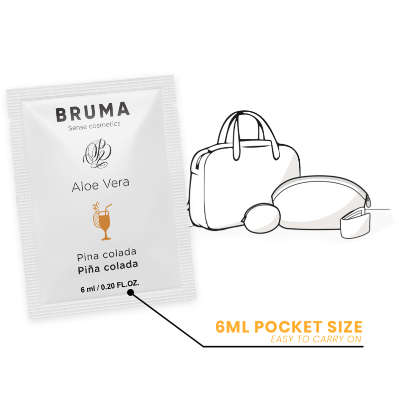 Bruma - Aloe Vera Sliding Gel Pina Colada Flavor 6 Ml - Image 4