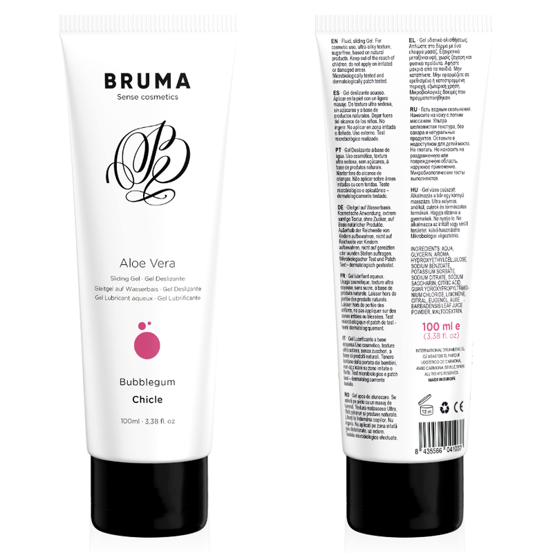 Bruma - Glijgel Aloe Vera Smaak Bubblegum 100 Ml - Image 5