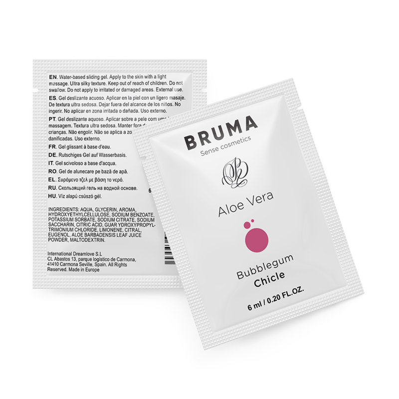 Bruma - Glijmiddel Aloe Vera Smaak Bubblegum 6 Ml - Image 2