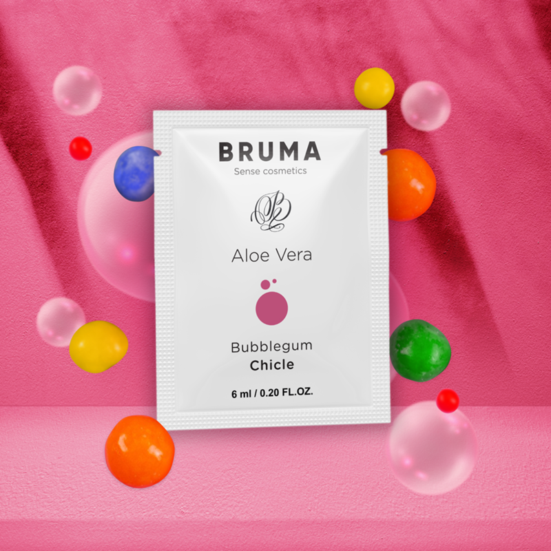 Bruma - Glijmiddel Aloe Vera Smaak Bubblegum 6 Ml - Image 3
