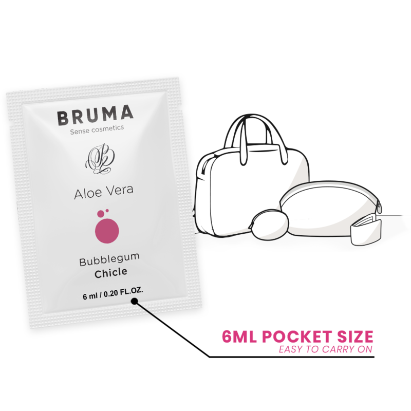 Bruma - Glijmiddel Aloe Vera Smaak Bubblegum 6 Ml - Image 5