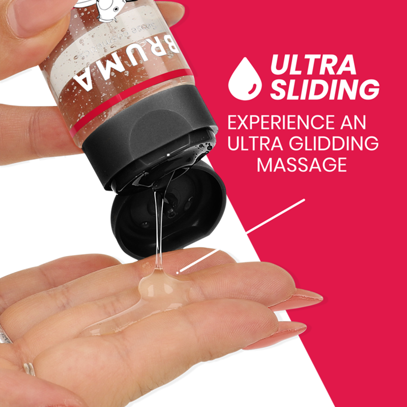 BRUMA - PREMIUM MASSAGE HOT OIL STRAWBERRY 3 IN 1 - 100 ML - Image 2