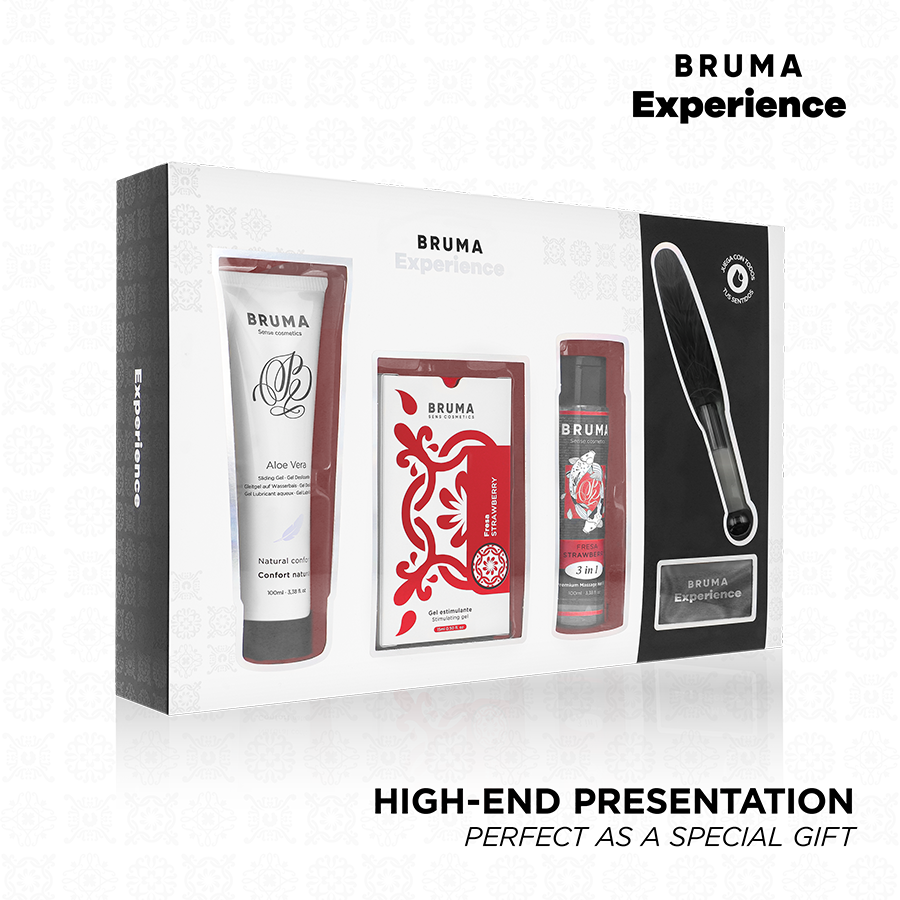 BRUMA XPERIENCE - KIT TENTATION FRAISE DOUCE AVEC AMPLIFICATEUR D'ORGASME - Image 3