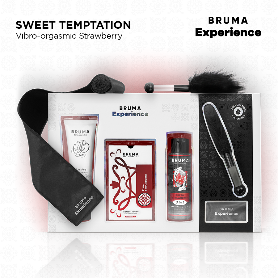 BRUMA XPERIENCE - KIT TENTATION VIBRO-ORGASMIQUE À LA FRAISE DOUCE - Image 2