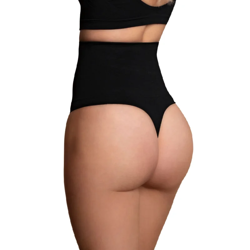 BYE-BRA - FAJA SIN COSTURAS ESTILO TANGA BEIGE TALLA