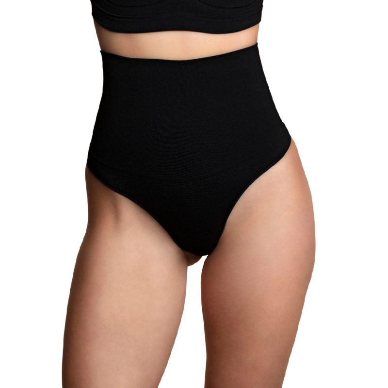 Bye-Bra - Faja Sin Costuras Estilo Tanga Beige Talla - Image 2