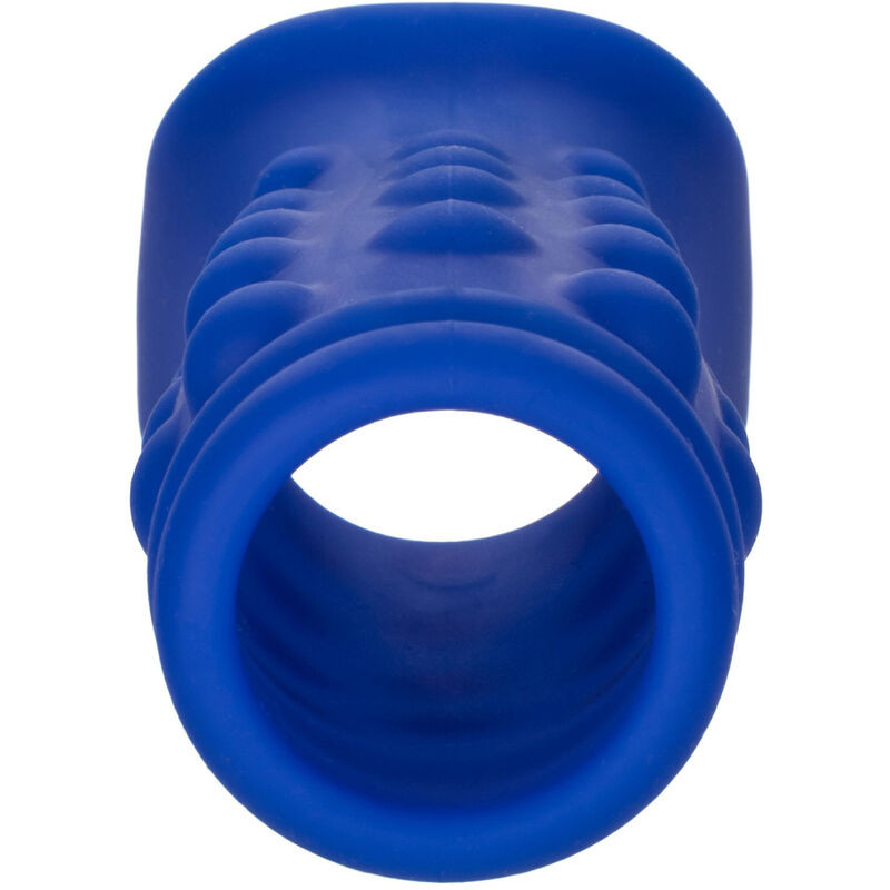 Calexotics - Admiral Couvercle De Pénis En Perles Silicone Liquide Bleu - Image 3