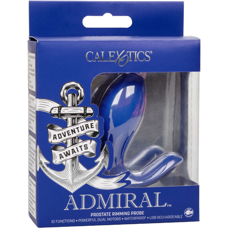 CALEXOTICS - ADMIRAL STIMULATEUR ET VIBRATEUR DE PROSTATE RIMMING BLEU - Image 5