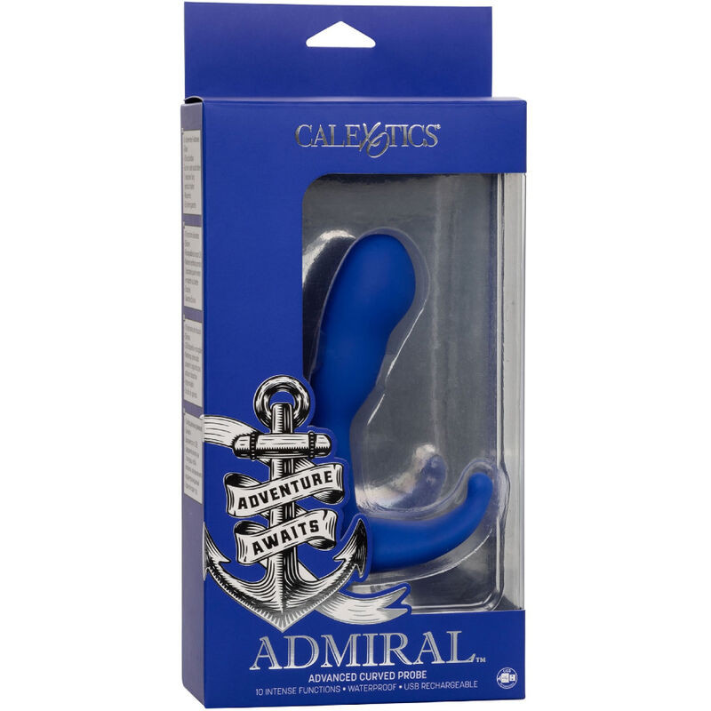 CALEXOTICS - ADMIRAL STIMULATOR & ANAL VIBRATOR GEBOGEN BLAUW - Image 5