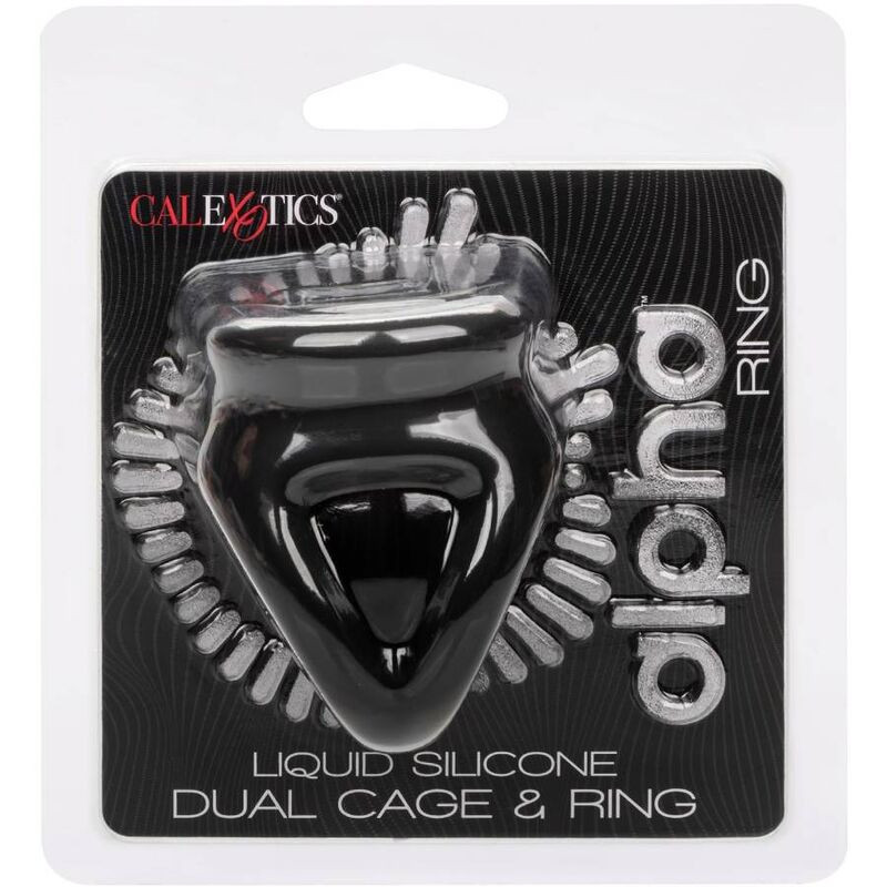Calexotics - Alpha Dual Cage Ring Black - Image 2