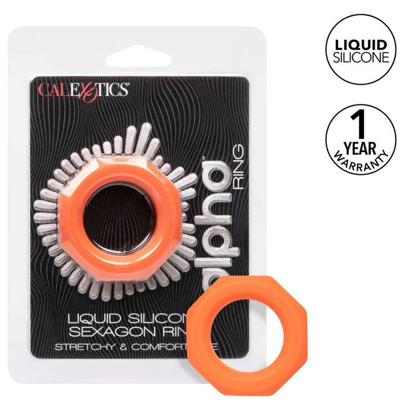 Calexotics - Bague Alpha Sexagon Orange - Image 3
