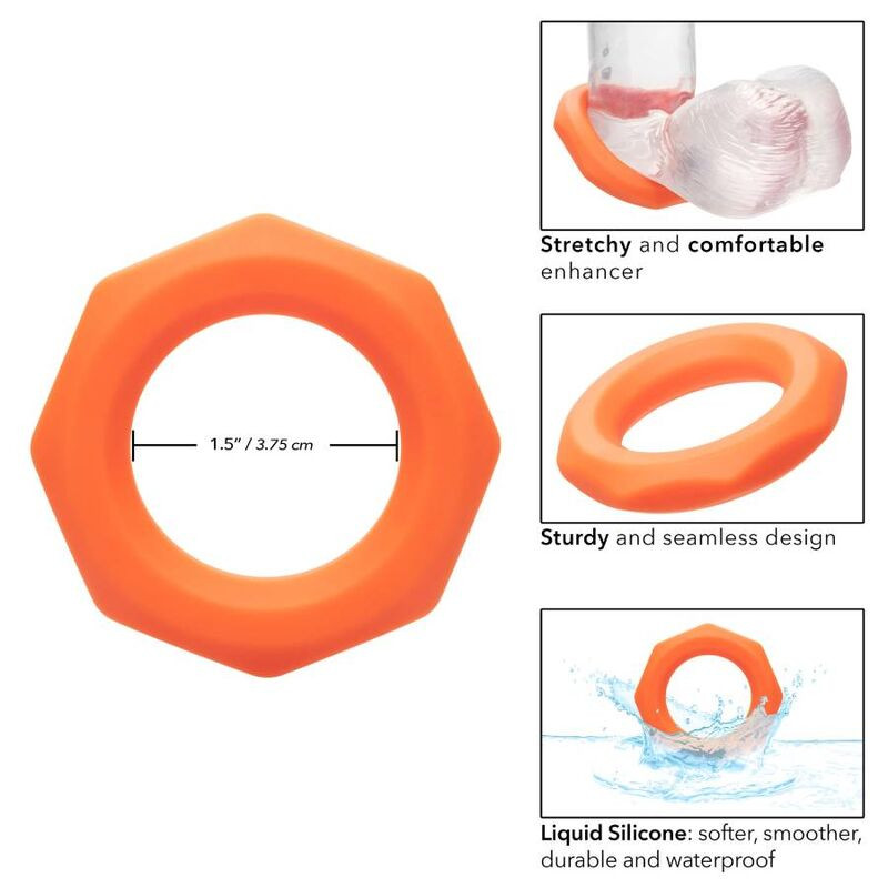 Calexotics - Bague Alpha Sexagon Orange - Image 4