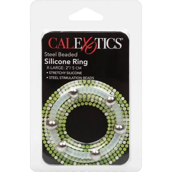 Calexotics - Bague En Silicone Perlée Acier Xl - Image 2