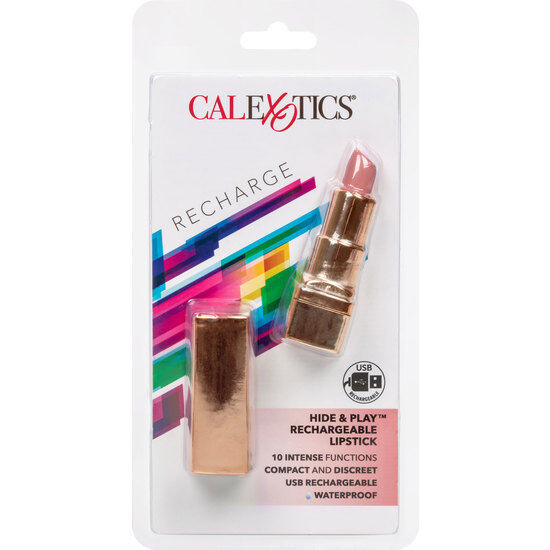 Calexotics - Bala Rouge Lèvres Rechargeable Hide & Play Rose Doux - Image 2