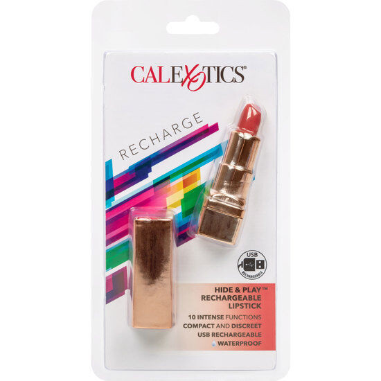 Calexotics - Bala Rouge Lèvres Rechargeable Hide & Play Rouge - Image 2