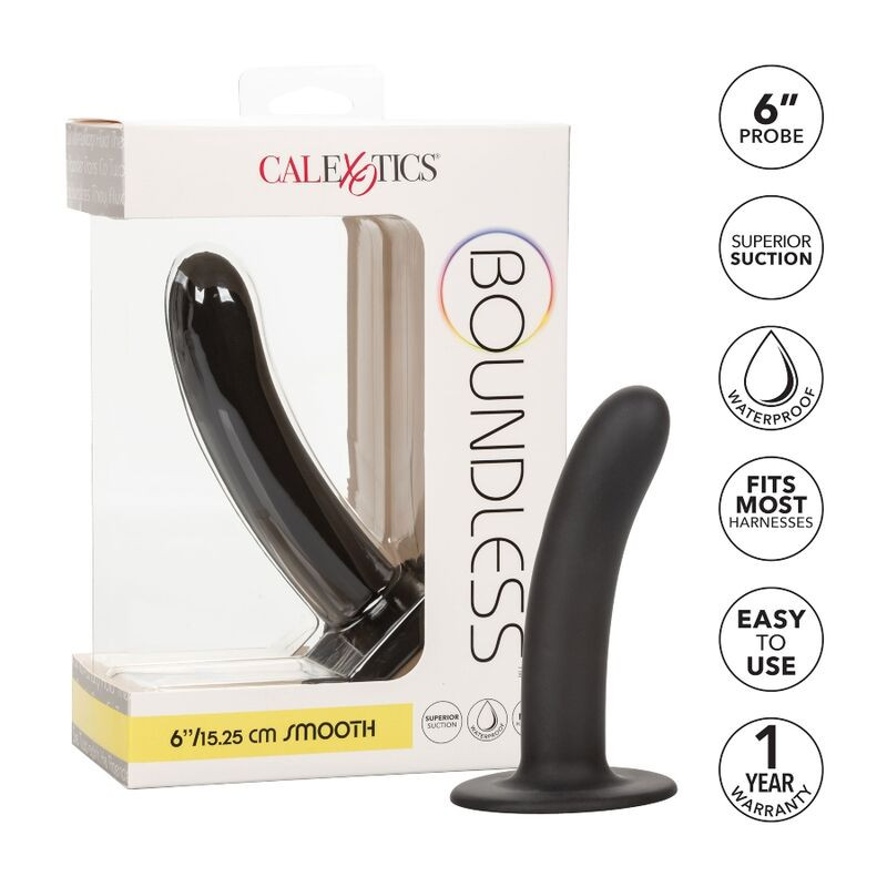 CALEXOTICS - BOUNDLESS DILDO 15.25 CM HARNESS COMPATIBLE SMOOTH - Image 2