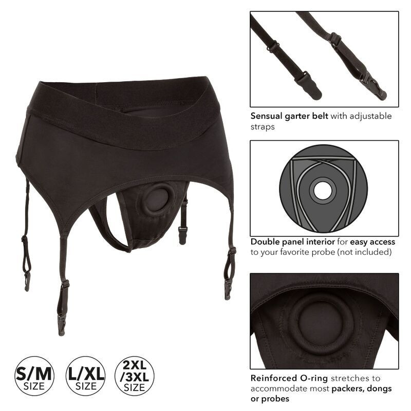Calexotics - Boundless Thong With Garter - Image 3