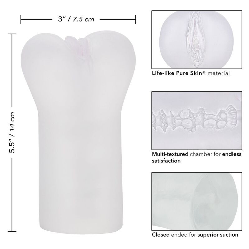 Calexotics - Boundless Vulva Stroker - Transparent - Image 4