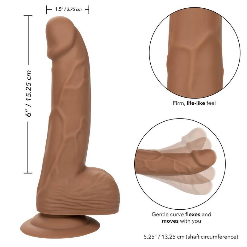 Calexotics - Silicone Studs 15.24 Cm Brown - Image 2