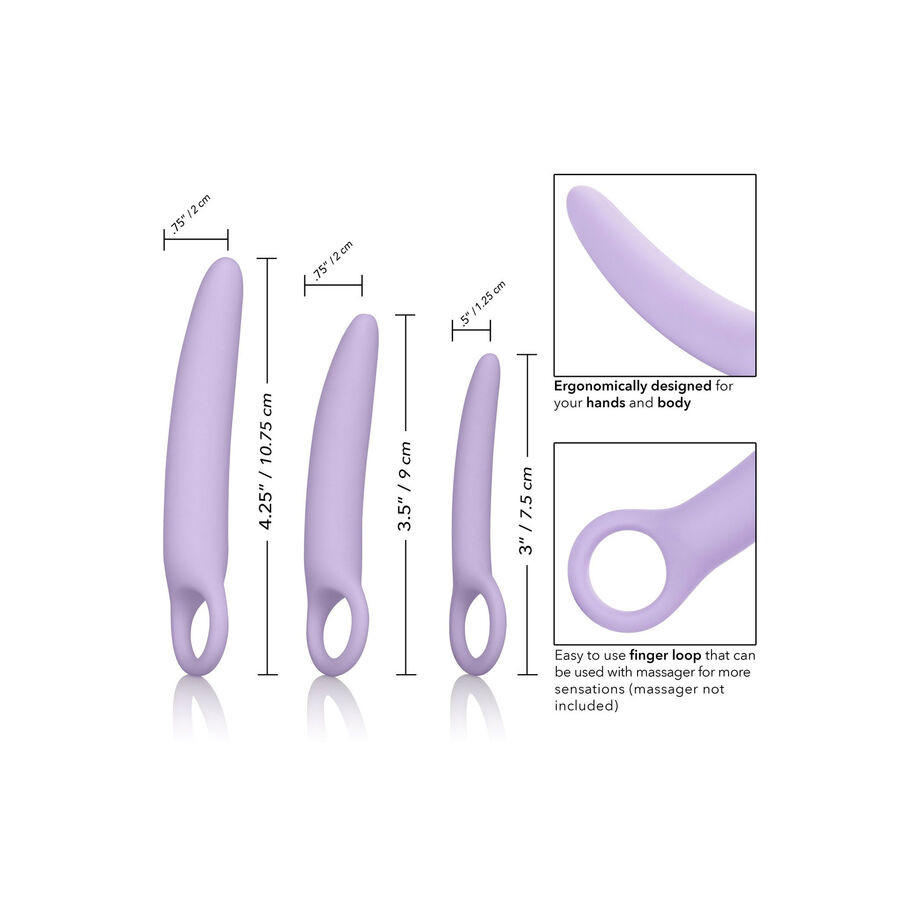 Calexotics - Dr Laura Berman Alena Ensemble De 3 Dilateurs En Silicone - Image 3