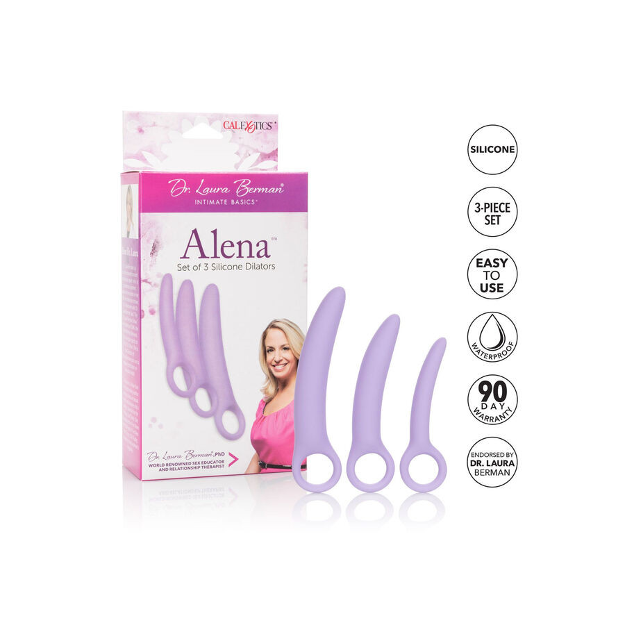 Calexotics - Dr Laura Berman Alena Ensemble De 3 Dilateurs En Silicone - Image 4