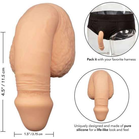 CALEXOTICS - SILICONE PACKING PENIS 12.75 CM FLESH - Image 3