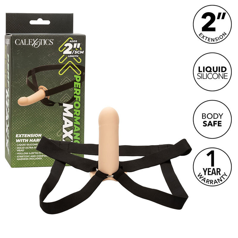 Calexotics - Extension Performance Maxx Avec Harnais Peau Claire - Image 2