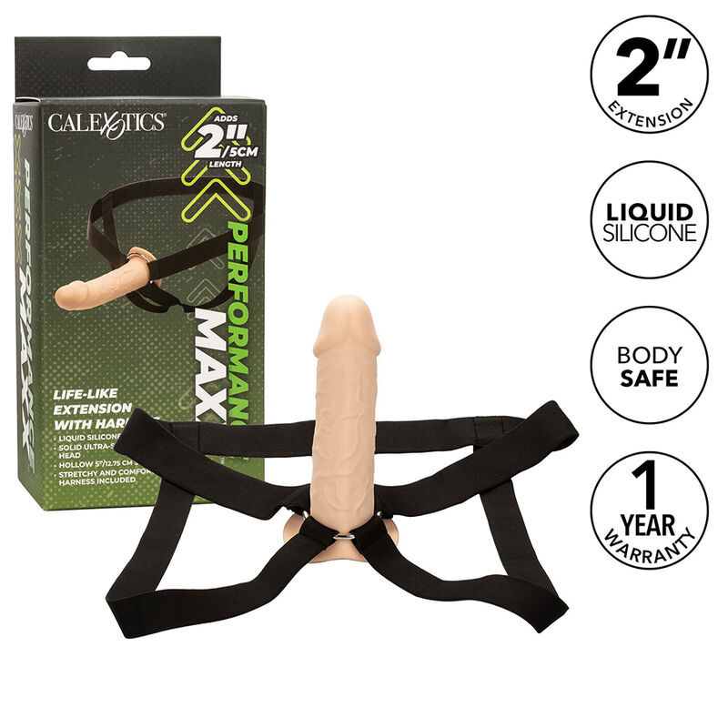 Calexotics - Performance Maxx Life-Like Extension With Harness Light Skin - Image 2