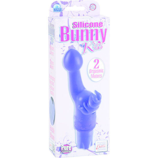 CALEXOTICS - KISS SILICONE BUNNY KISS PURPLE - Image 2
