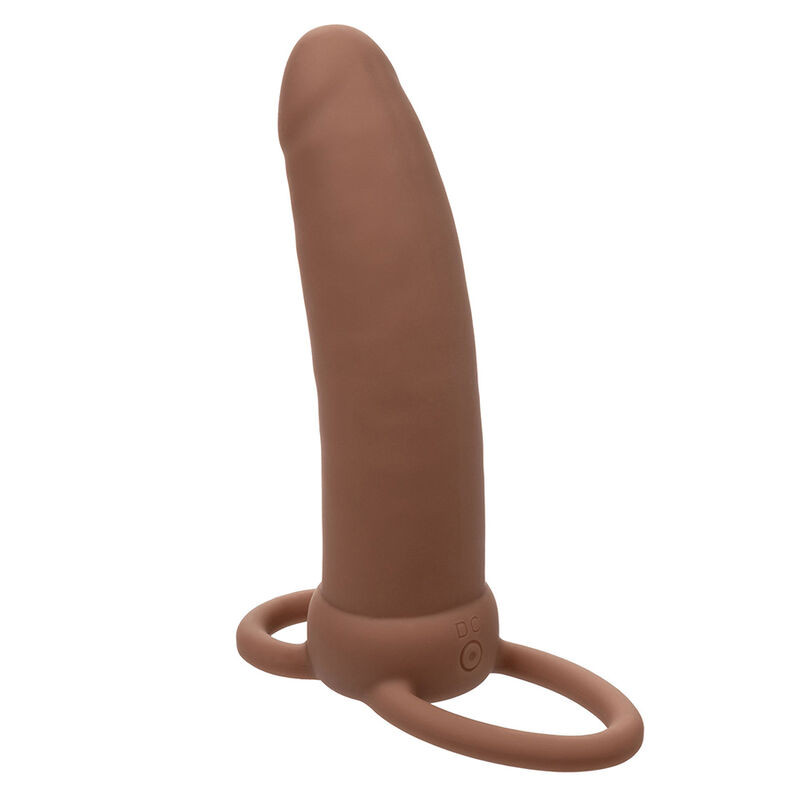 CALEXOTICS - MAXX THICK DOUBLE PÉNÉTRATEUR 10 VIBRATIONS MARRON - Image 2
