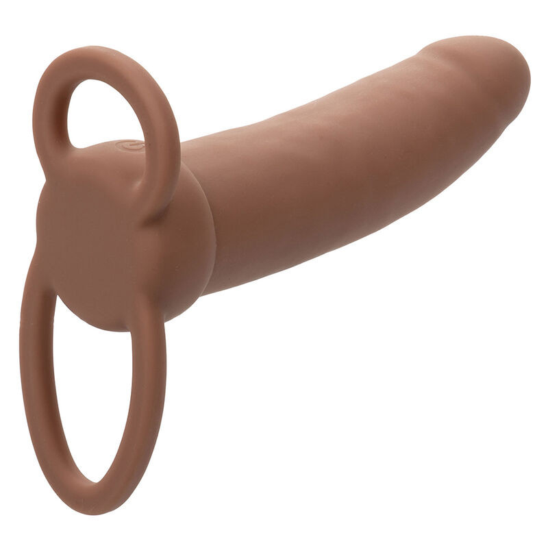 CALEXOTICS - MAXX THICK DOUBLE PÉNÉTRATEUR 10 VIBRATIONS MARRON - Image 3