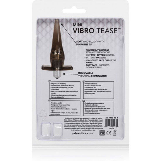 CALEXOTICS - MINI VIBRO TEASE BLACK - Image 5