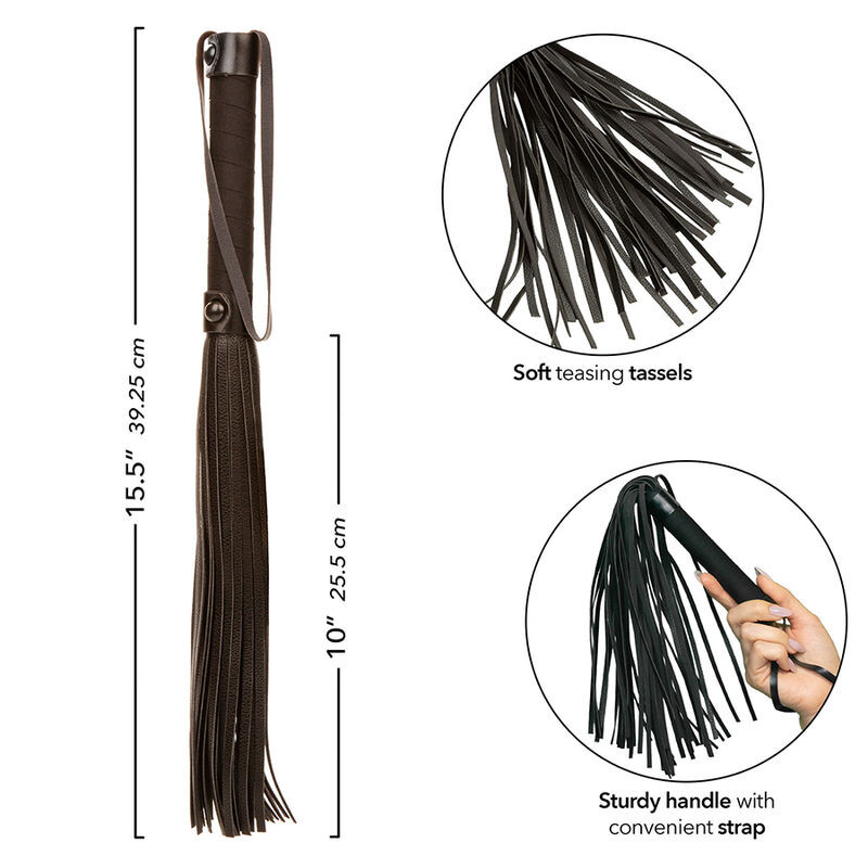 Calexotics - Nocturnal Flogger Zwart Leer - Image 5