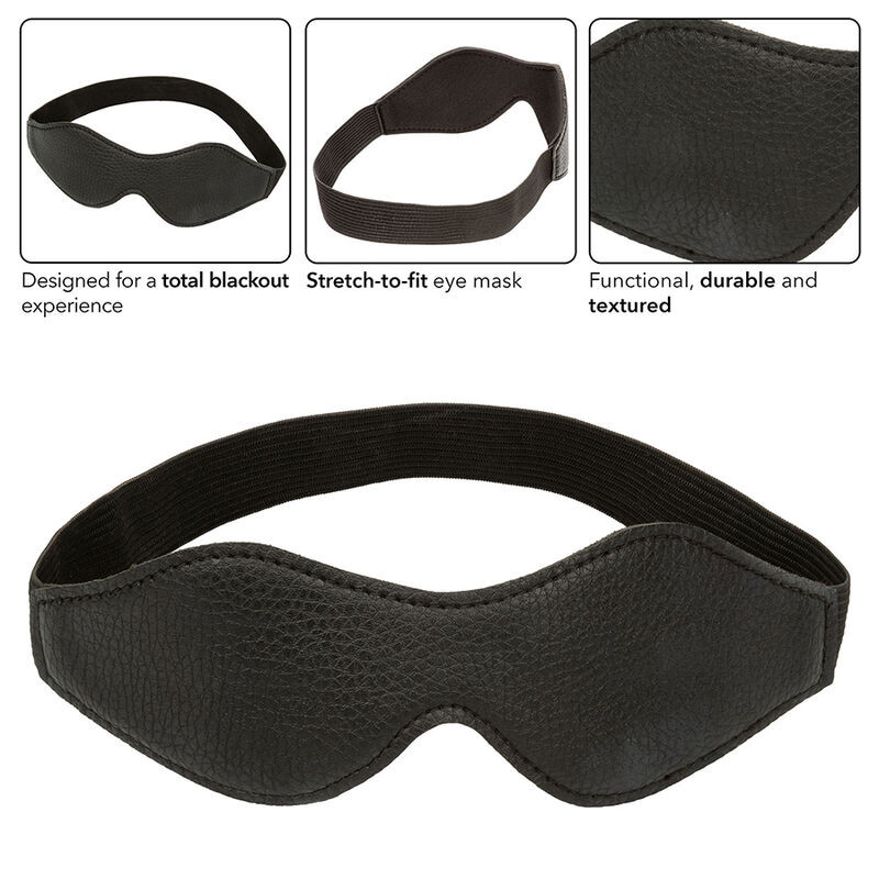 Calexotics - Nocturnal Oogmasker Van Zwart Pvc Leer - Image 3