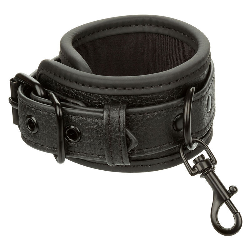 CALEXOTICS - NOCTURNAL LEATHER WRIST CUFFS ADJUSTABLE BLACK - Image 2