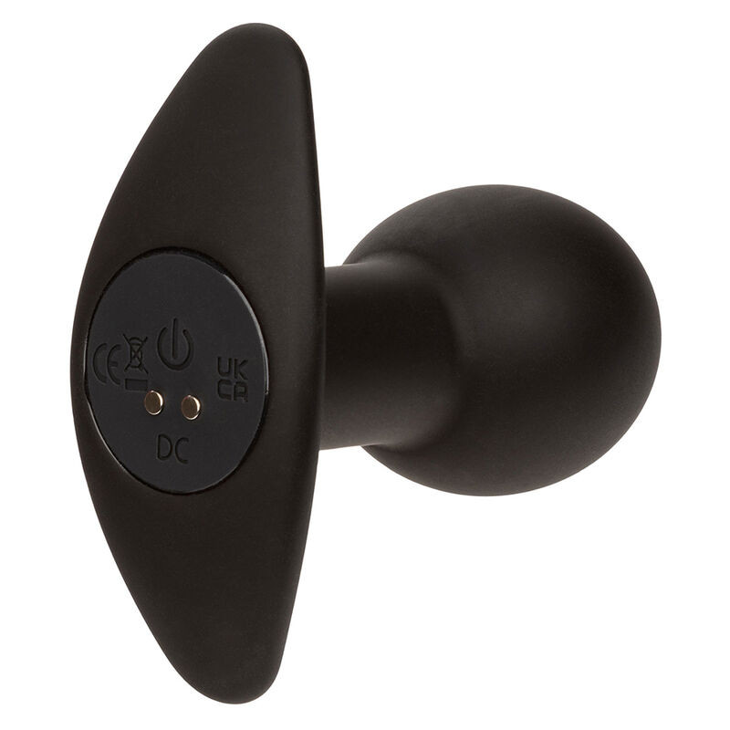 CALEXOTICS - ROCK BOTTOM ANAL PLUG 10 VIBRATIES ZWARTE SILICONE - Image 4