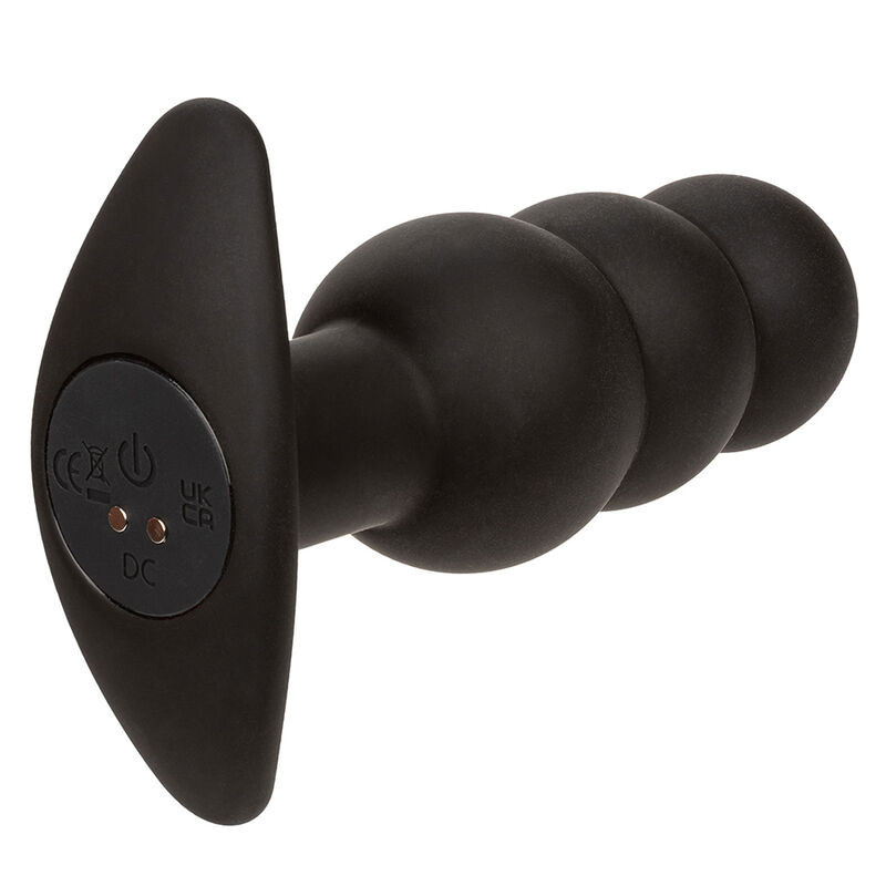 CALEXOTICS - ROCK BOTTOM PLUG ANAL PERLÉ 10 VIBRATIONS SILICONE NOIR - Image 3
