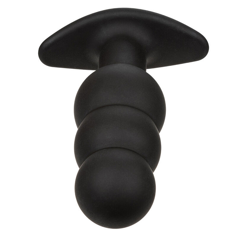 CALEXOTICS - ROCK BOTTOM PLUG ANAL PERLÉ 10 VIBRATIONS SILICONE NOIR - Image 4