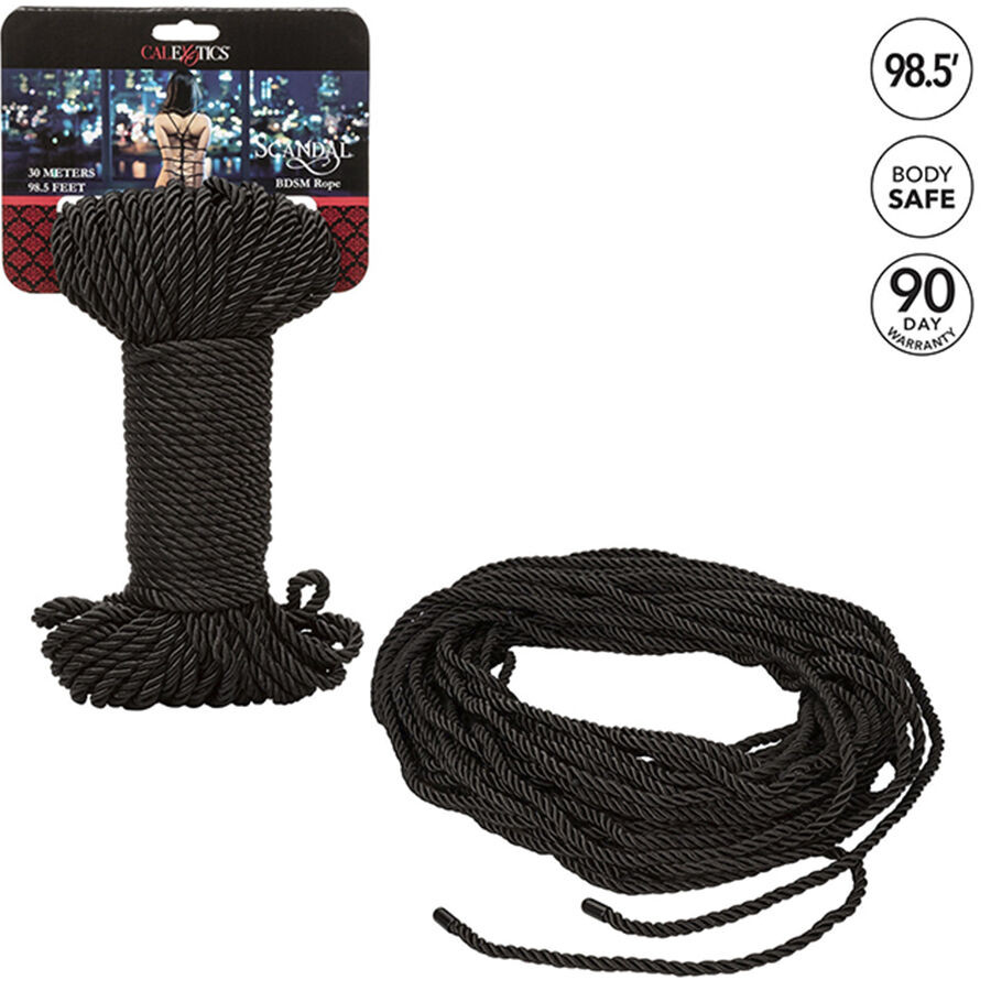 CALEXOTICS - SCANDAL BLACK BDSM ROPE 30 - Image 3