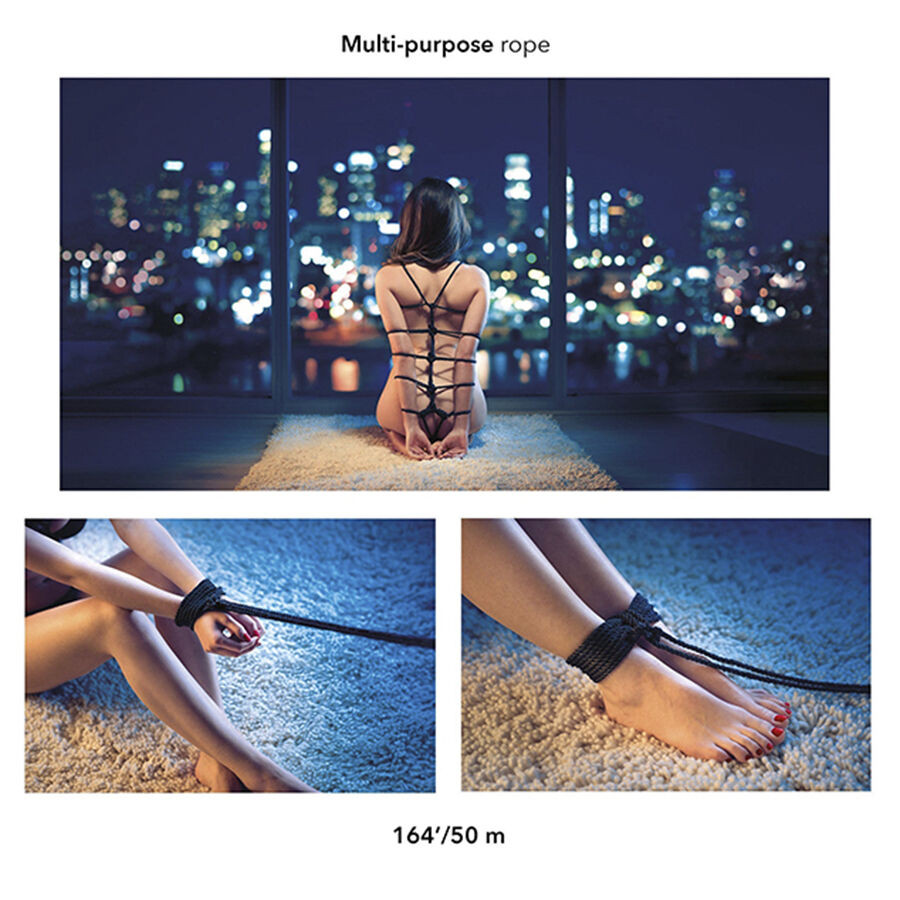 CALEXOTICS - SCANDAL BLACK BDSM ROPE 50 - Image 4