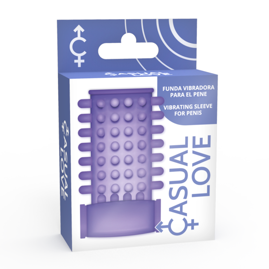 Casual Love - Penis Vibrator Deksel Lila - Image 5