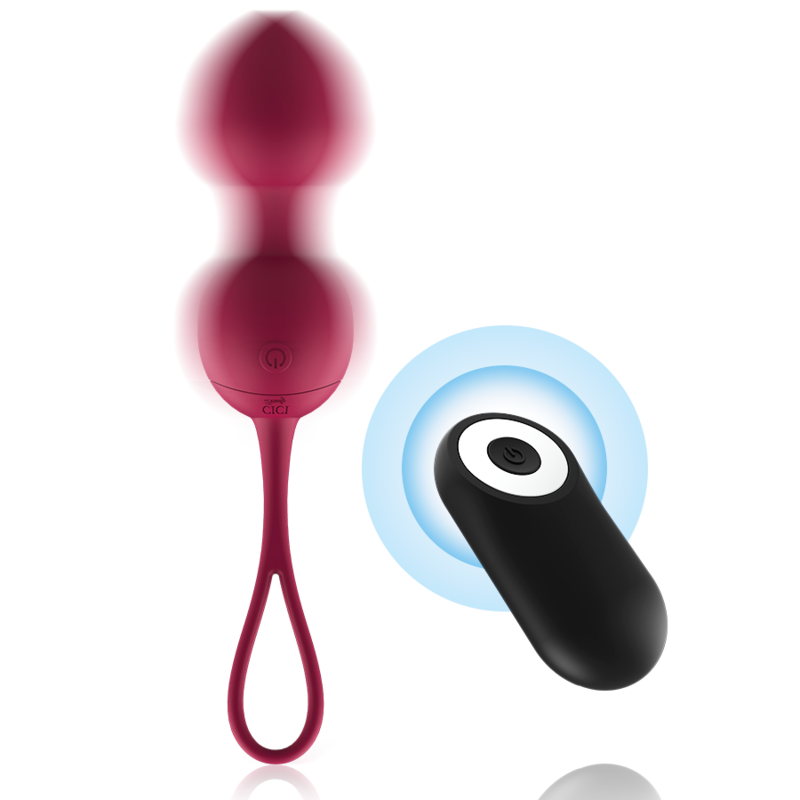 Cici Beauty - Premium Silicone 3 Vibrating Kegel Beads Remote Control - Image 3
