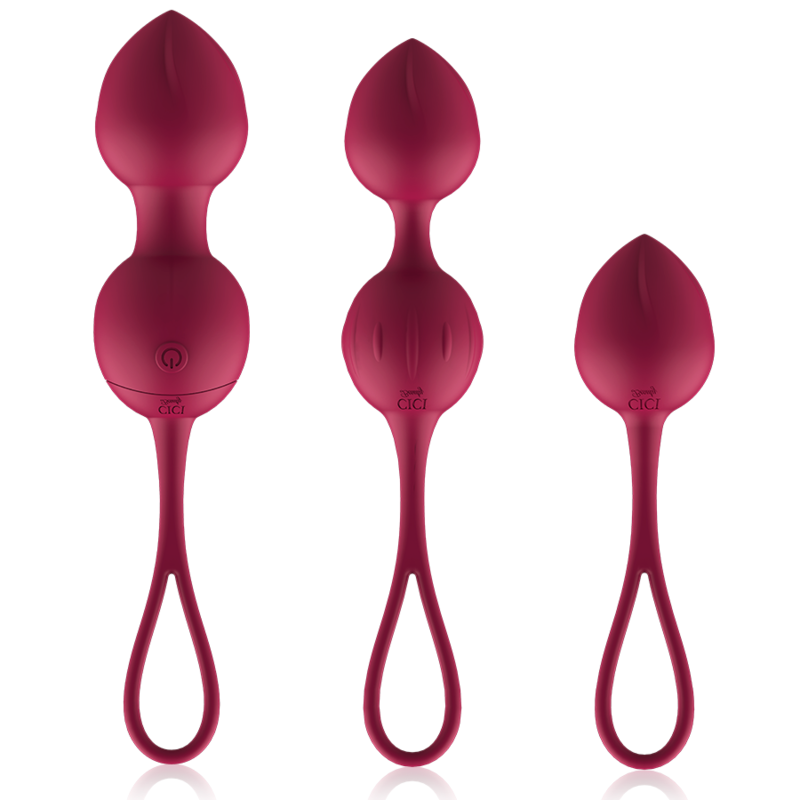 Cici Beauty - Premium Silicone 3 Vibrating Kegel Beads Remote Control - Image 4