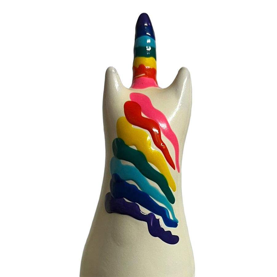 Condomerie - Handpainted Novelty Condoms Unicorn Rainbow - Image 2
