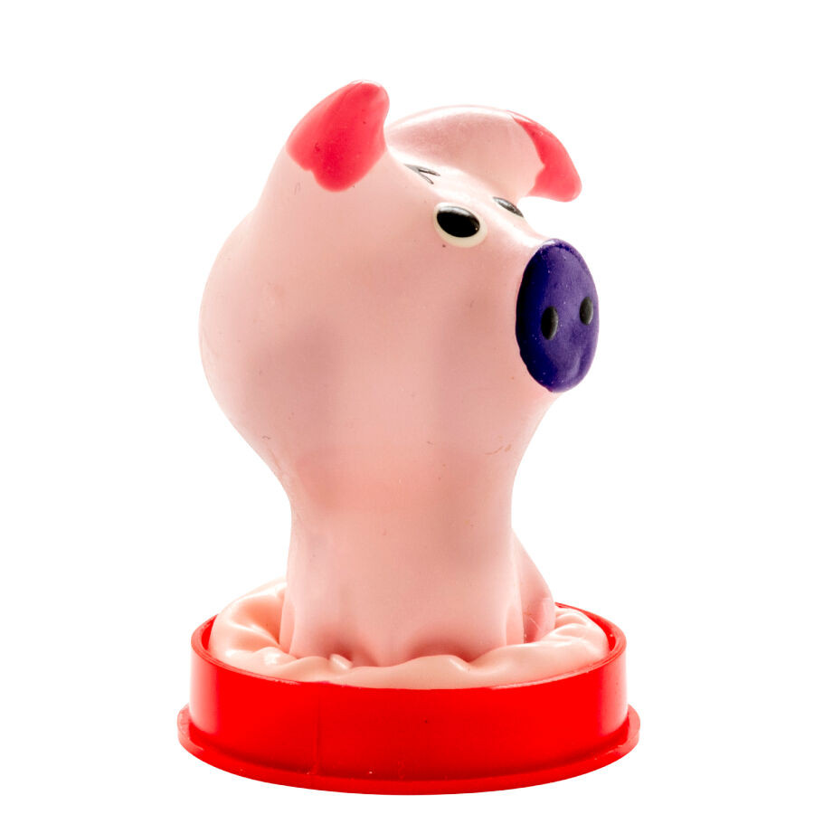 CONDOMERIE - HANDPAINTED NOVELTY CONDOMS PIG HEAD - Image 2