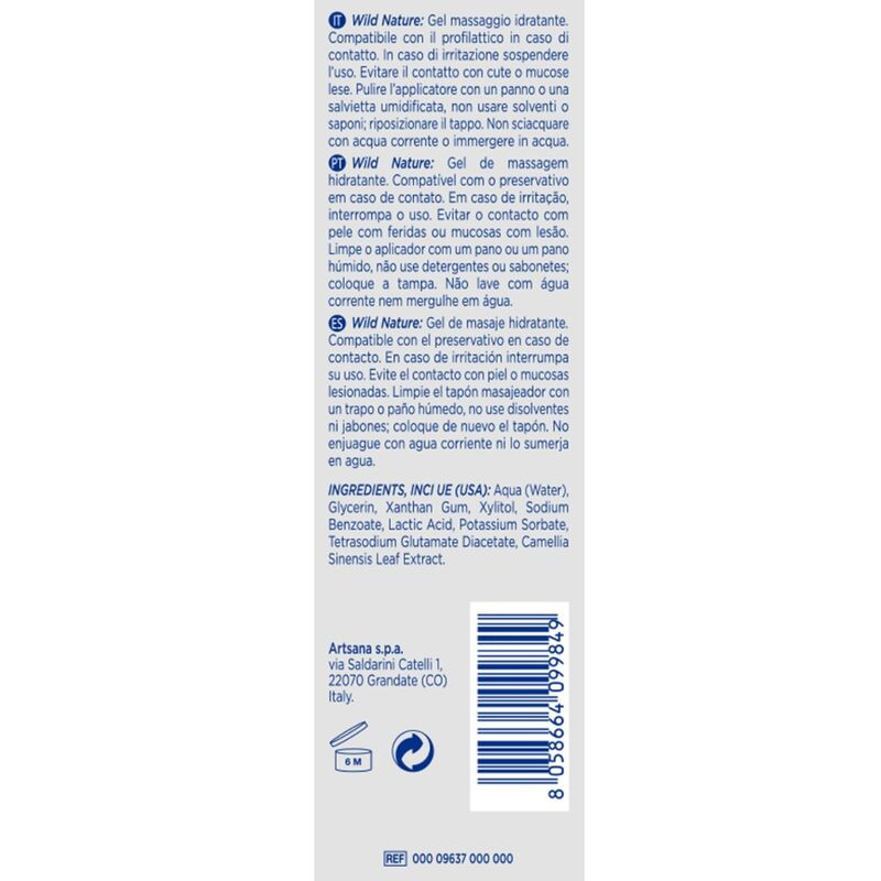Control - Wild Nature Gel Masaje 3 En 1 200 Ml - Image 2