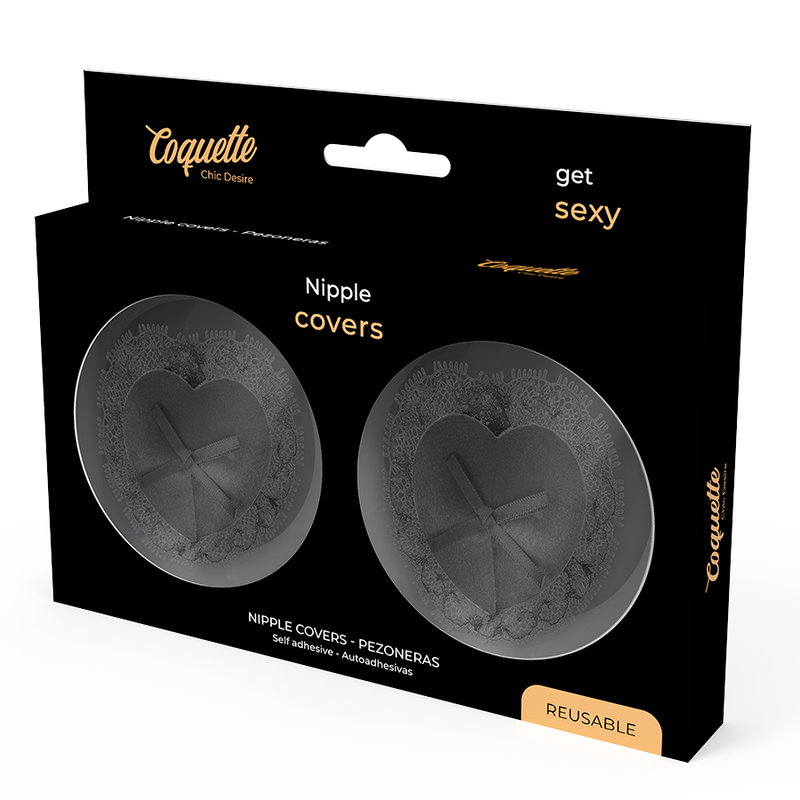 Coquette Chic Desire - Cache-Malins En Dentelle Noire - Image 4
