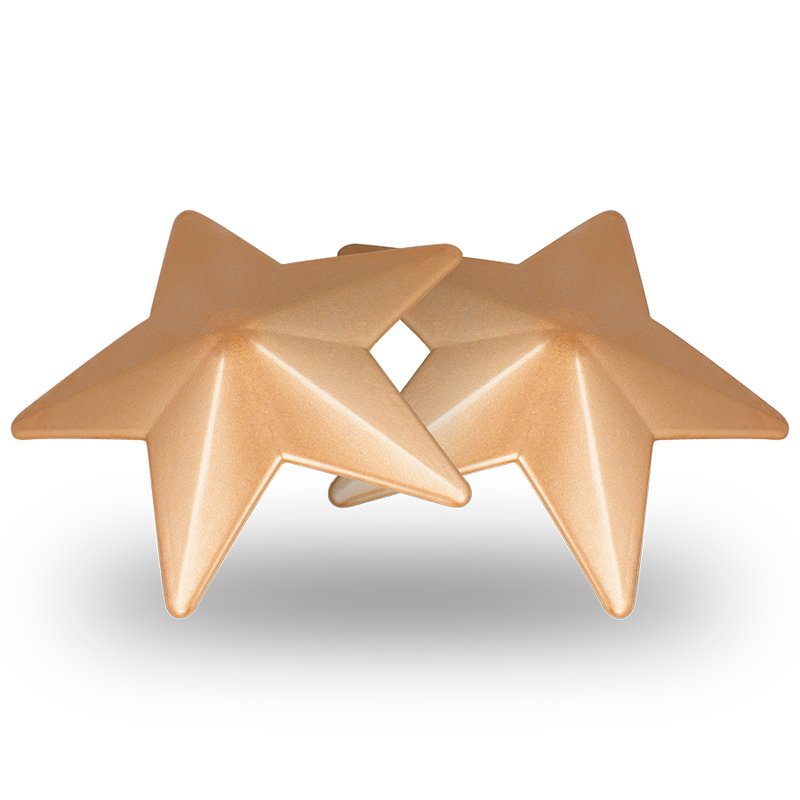 Coquette Chic Desire - Nipple Covers Golden Stars - Image 4