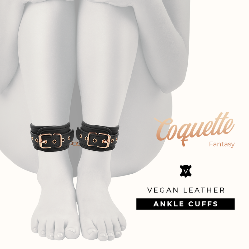 Coquette Chic Desire - Fantasy Ankle Cuffs With Neoprene Lining - Image 3