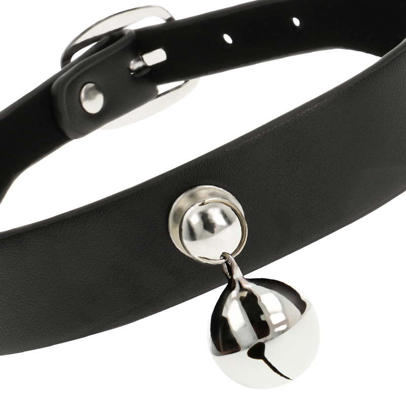 Coquette Chic Desire - Vegan Leather Necklace Woman Rattle Accessory - Image 3